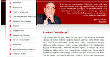 Akademik Tofiq Hacıyevin 90 illiyinə həsr olunan elektron məlumat bazası hazırlanıb xəbəri