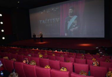 Türkmənistanda "Tağıyev: Neft" bədii filminin nümayişi olub