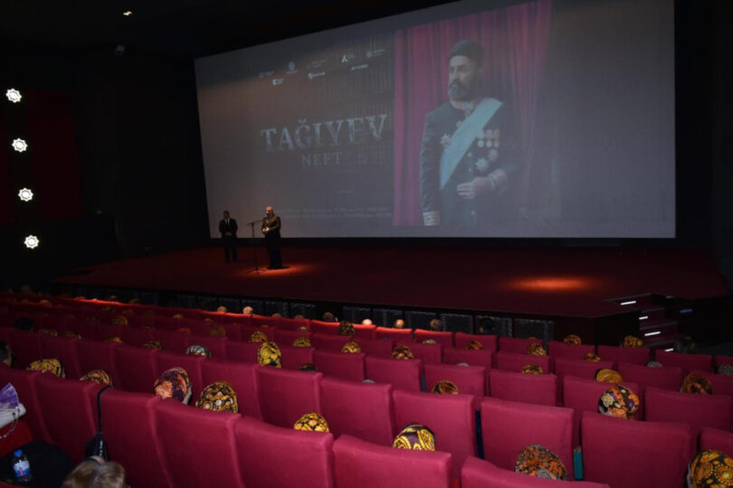 Türkmənistanda "Tağıyev: Neft" bədii filminin nümayişi olub