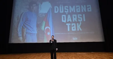 Natiq Qasımova həsr edilmiş "Düşmənə qarşı tək" filminin təqdimatı keçirilib